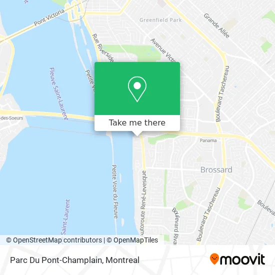 Parc Du Pont-Champlain map