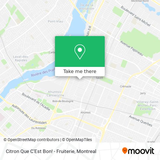 Citron Que C'Est Bon! - Fruiterie map