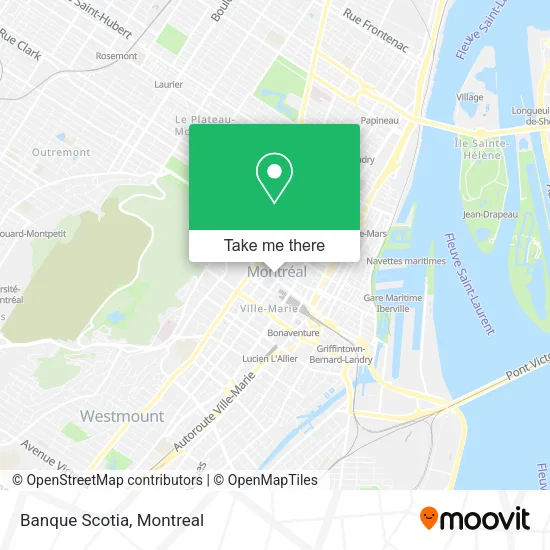 Banque Scotia map