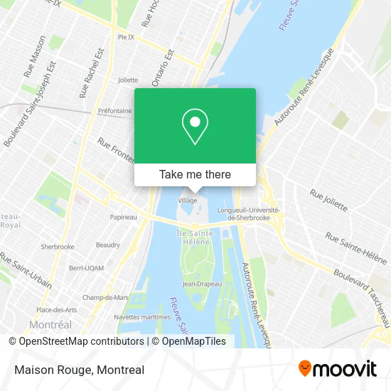 Maison Rouge map