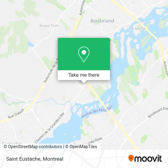 Saint Eustache map