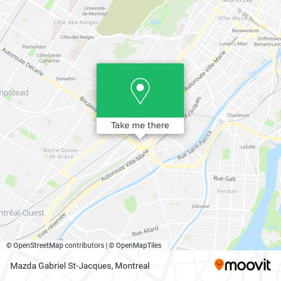 Mazda Gabriel St-Jacques map