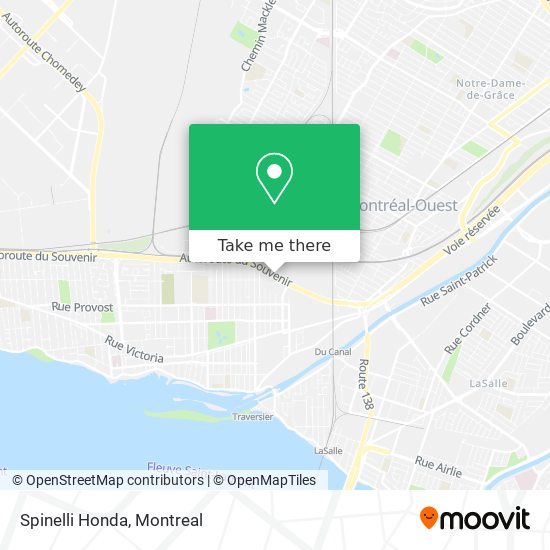 Spinelli Honda map