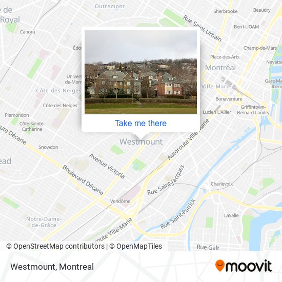 Westmount map