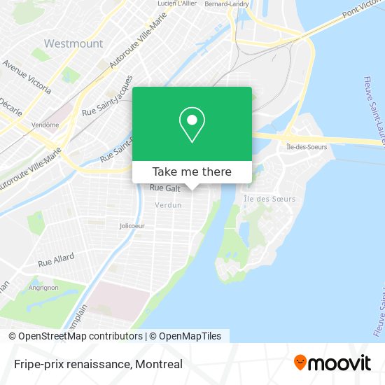 Fripe-prix renaissance map