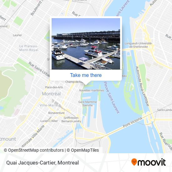 Quai Jacques-Cartier map