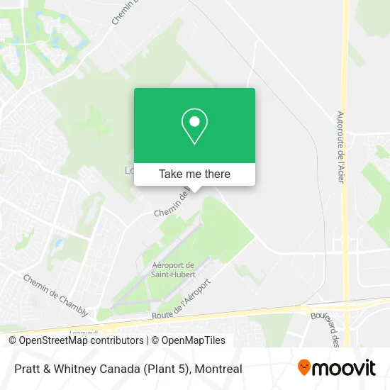 Pratt & Whitney Canada (Plant 5) map
