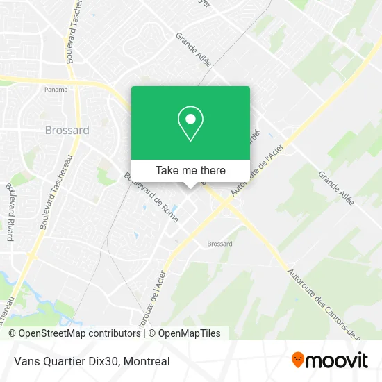 Vans Quartier Dix30 map