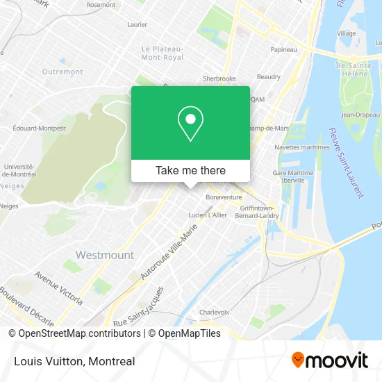 Louis Vuitton map