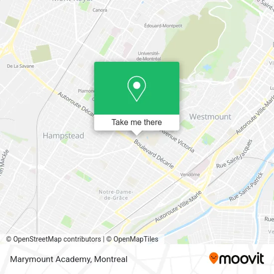Marymount Academy map