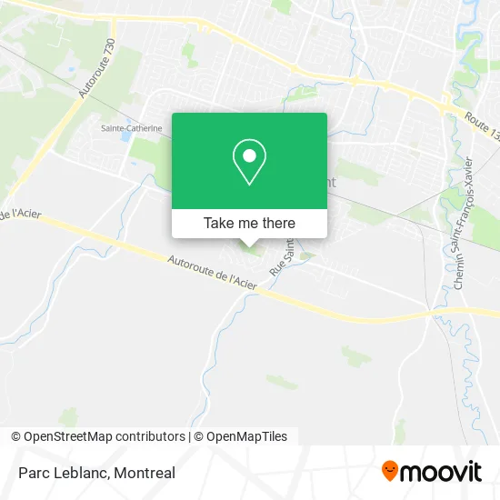 Parc Leblanc map