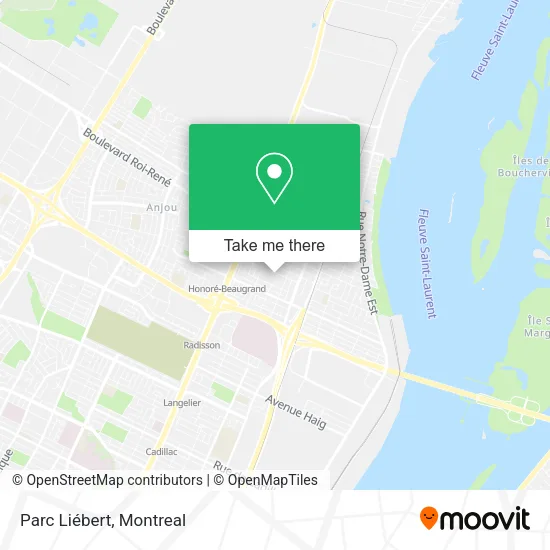 Parc Liébert map