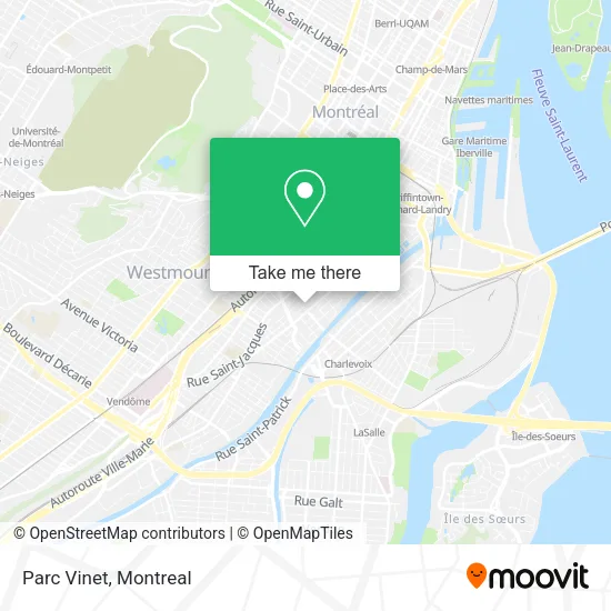 Parc Vinet map
