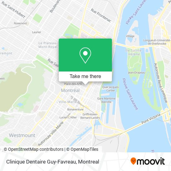 Clinique Dentaire Guy-Favreau map