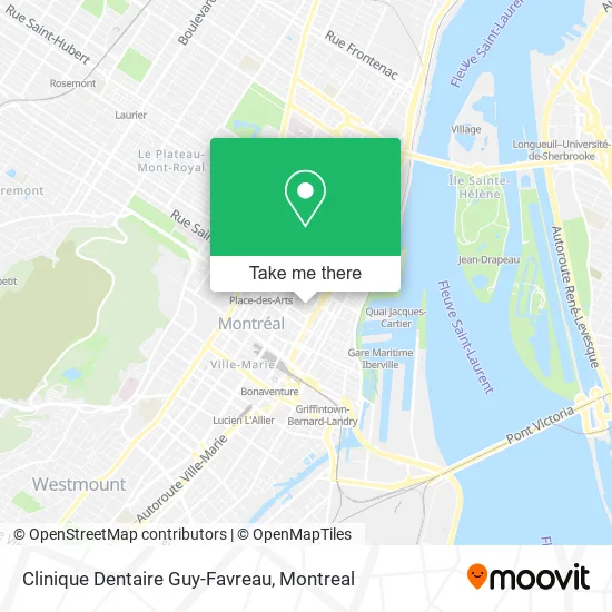 Clinique Dentaire Guy-Favreau map