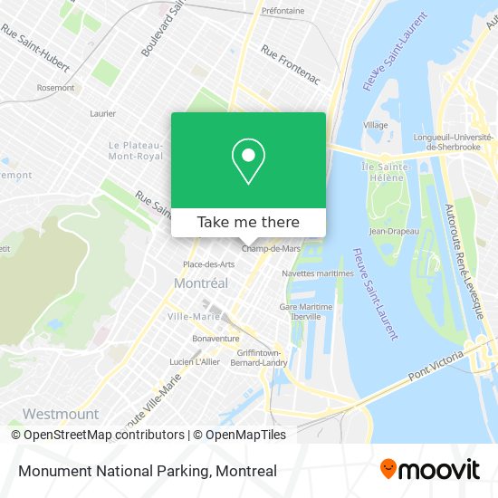 Monument National Parking map