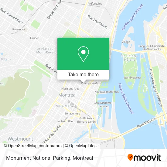 Monument National Parking map