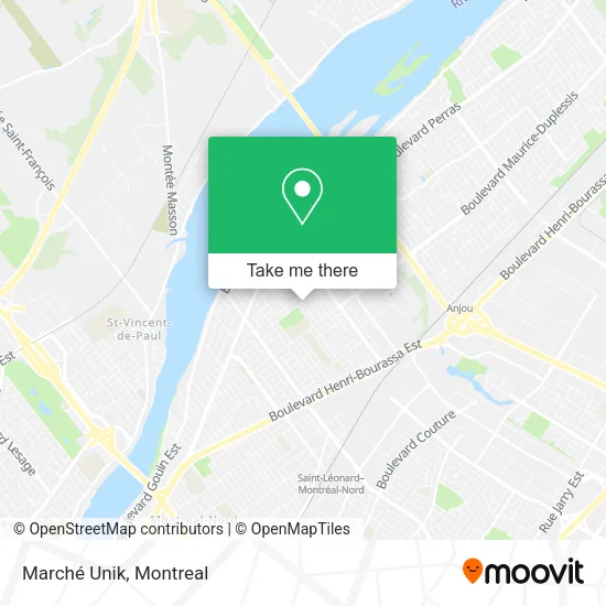Marché Unik map