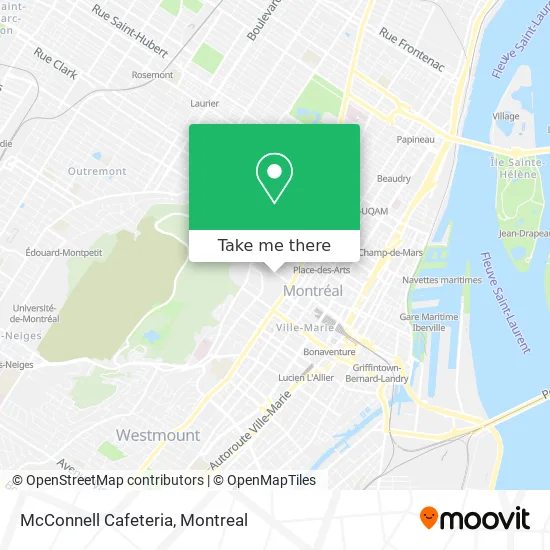 McConnell Cafeteria map