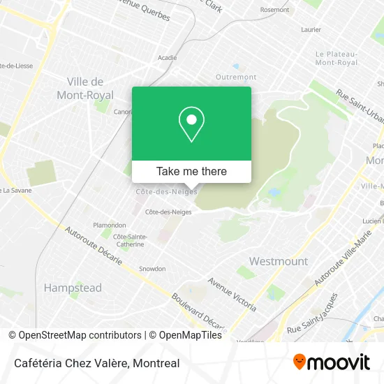 Cafétéria Chez Valère map