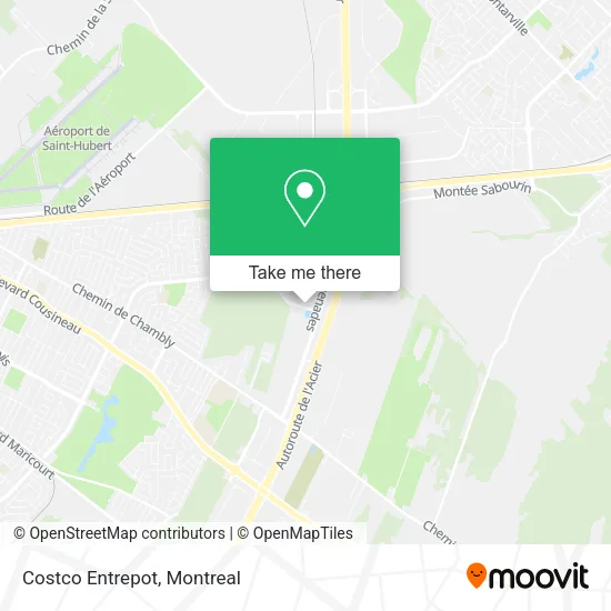 Costco Entrepot map