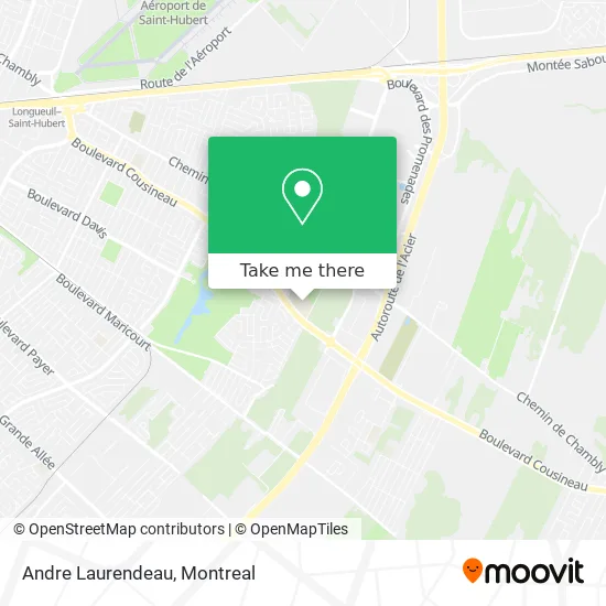 Andre Laurendeau map