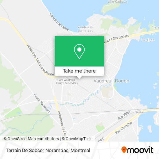 Terrain De Soccer Norampac map