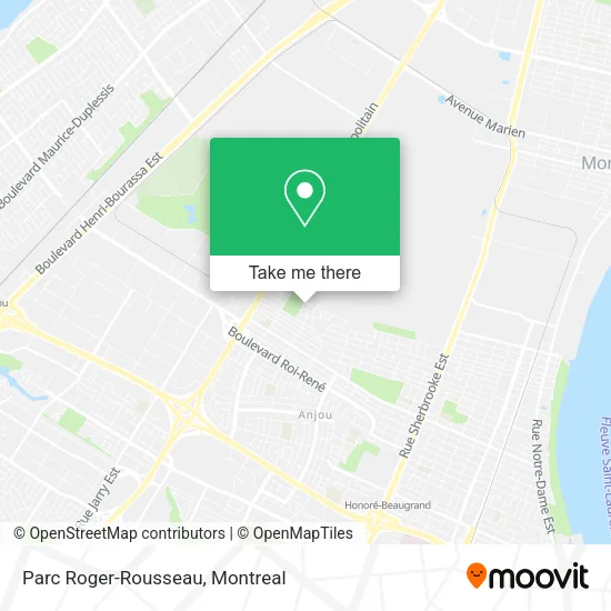 Parc Roger-Rousseau map
