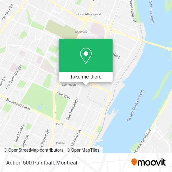 Action 500 Paintball map