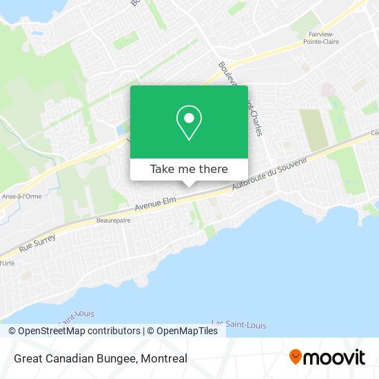 Great Canadian Bungee map