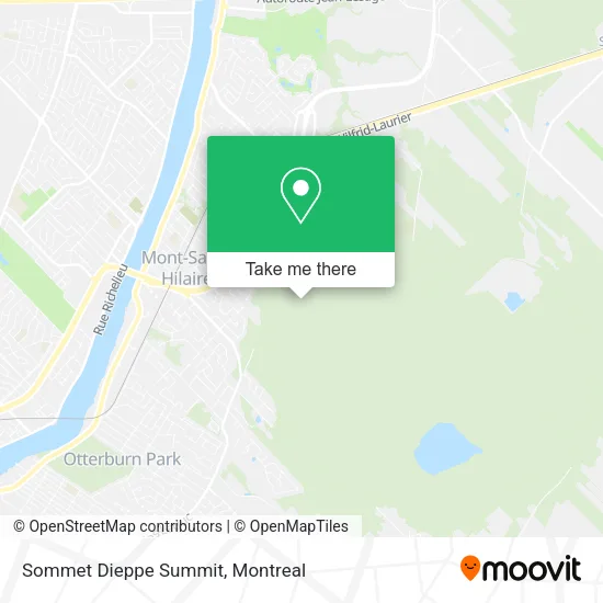 Sommet Dieppe Summit map