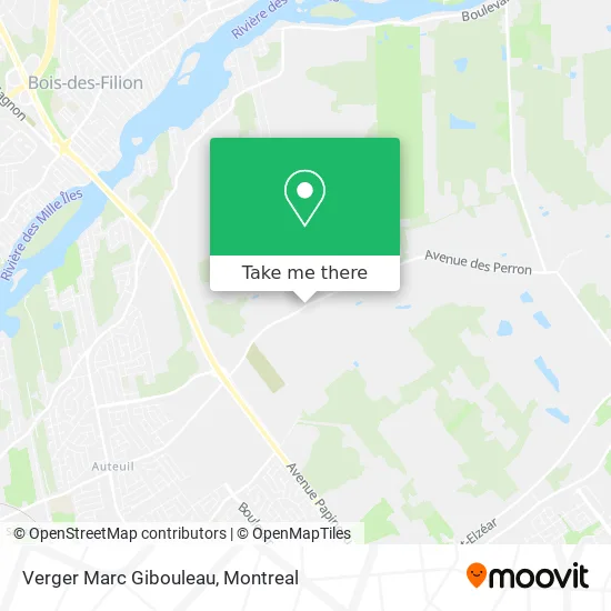 Verger Marc Gibouleau map