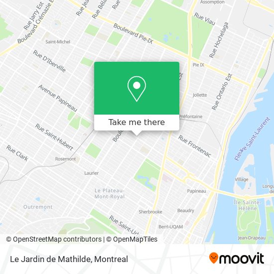 Le Jardin de Mathilde map