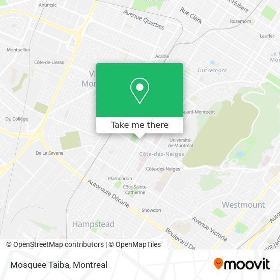 Mosquee Taiba map