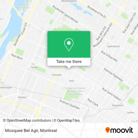 Mosquee Bel Agir map
