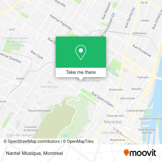 Nantel Musique map