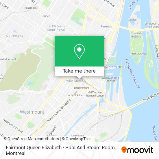 Fairmont Queen Elizabeth - Pool And Steam Room map