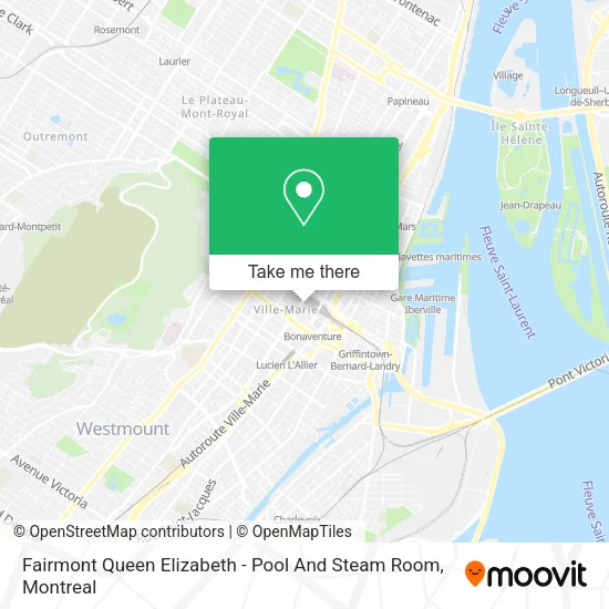Fairmont Queen Elizabeth - Pool And Steam Room map