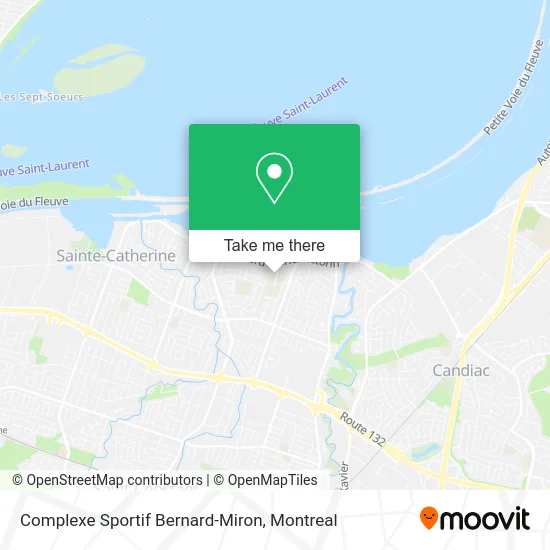 Complexe Sportif Bernard-Miron map