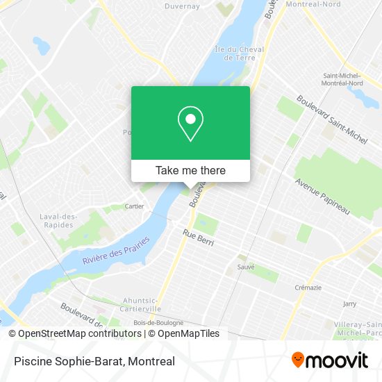 Piscine Sophie-Barat map