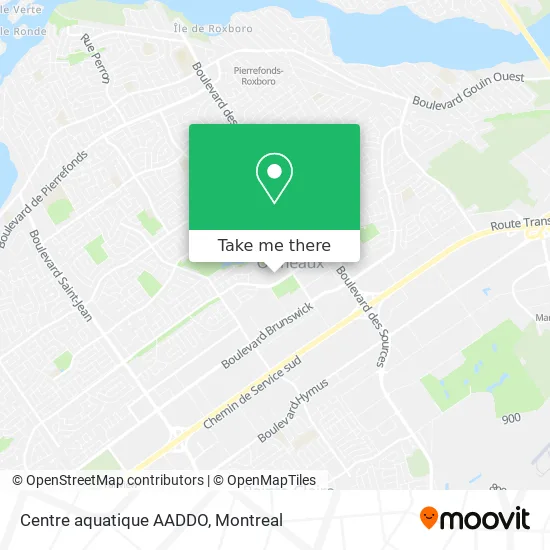 Centre aquatique AADDO map