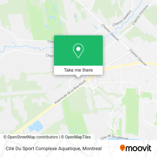 Cité Du Sport Complexe Aquatique map