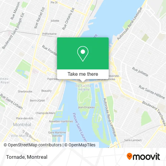 Tornade map