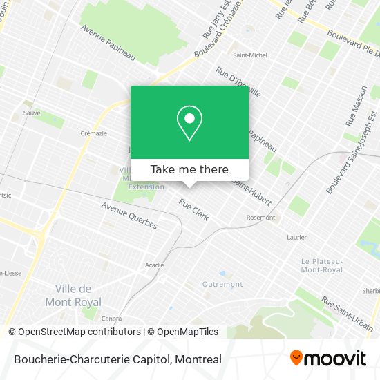 Boucherie-Charcuterie Capitol map