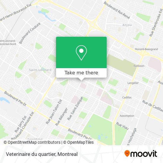 Veterinaire du quartier map