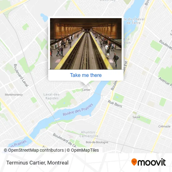Terminus Cartier map
