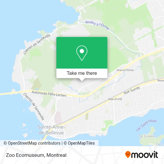 Zoo Ecomuseum map