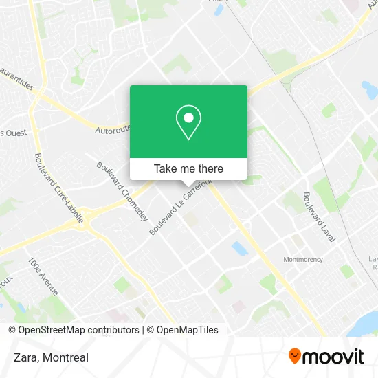 Zara map