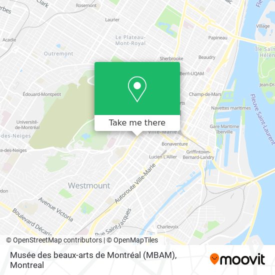 Musée des beaux-arts de Montréal (MBAM) map