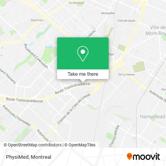 PhysiMed map